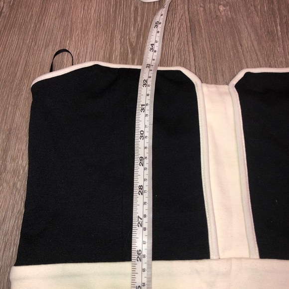 Express Black and White Strapless Dress Size 6 NWT - Picture 6 of 6